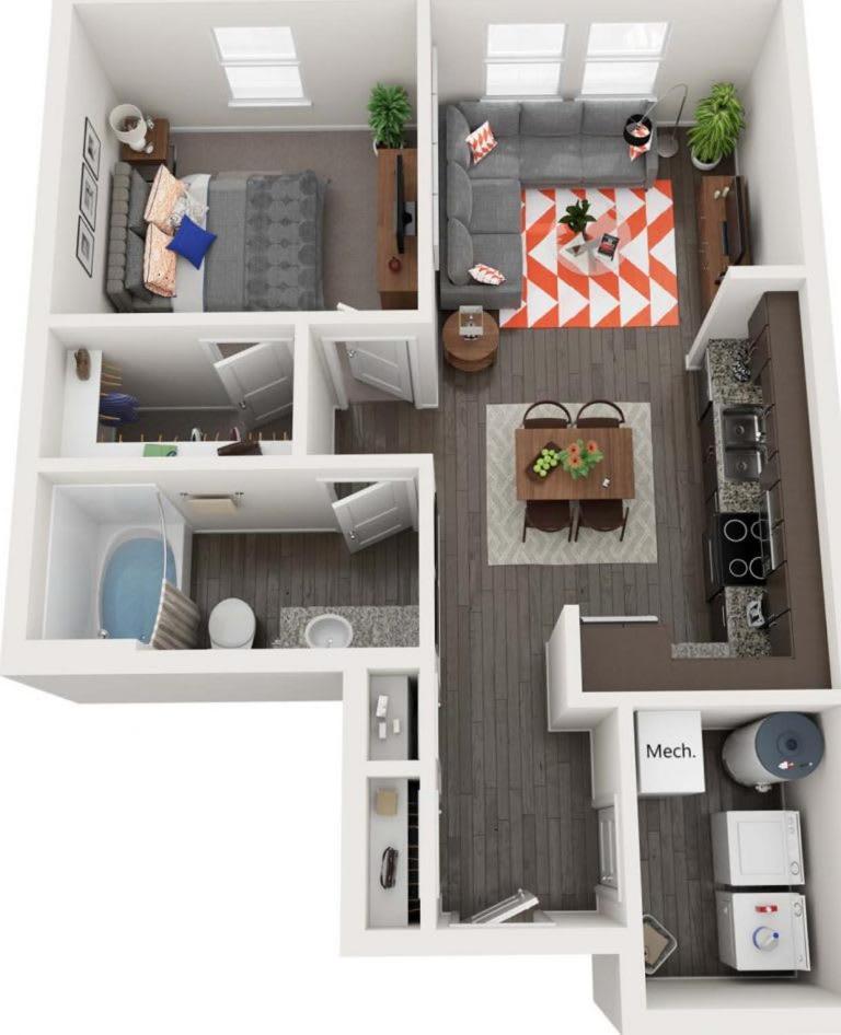 Deluxe One Bedroom Apartment Гейнсвилл Экстерьер фото
